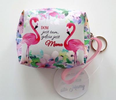 Opakowanie Etui na klucze, Dom jest tam, gdzie jest Mama, Flaming