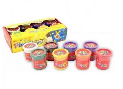 Opakowanie Farby do malowania palcami 8 kolorów MUNGYO