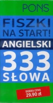 Okładka książki Fiszki na start! 333 słowa. Angielski PONS