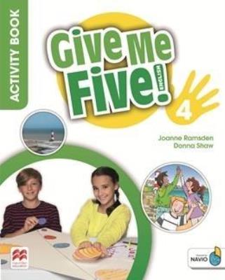Give Me Five! 4 Activity Book MACMILLAN. Autor: Joanne Ramsden, Donna Shaw. SmakLiter.pl Okładka książki Give Me Five! 4 Activity Book MACMILLAN