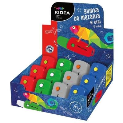Opakowanie Gumka do mazania w etui (12szt) KIDEA