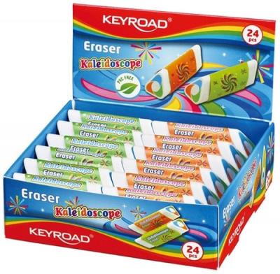 Opakowanie Gumka uniwersalna KEYROAD Kaleidoscope Display 24 sztuki