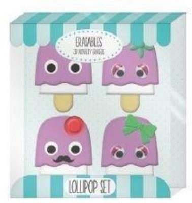 Opakowanie Gumki do mazania - zestaw lody