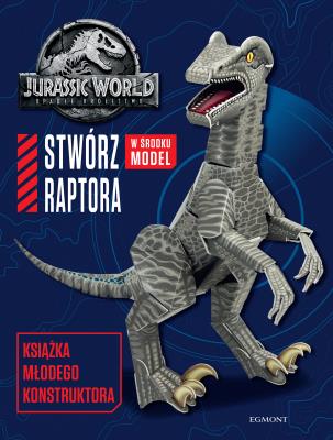 Okładka książki Jurassic World 2. Stwórz raptora. Książka młodego konstruktora