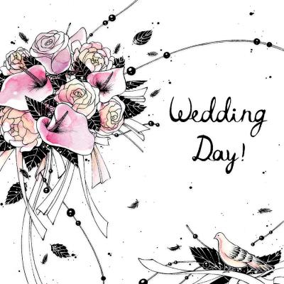 Opakowanie Karnet Swarovski kwadrat CL2508 Ślub kwiaty