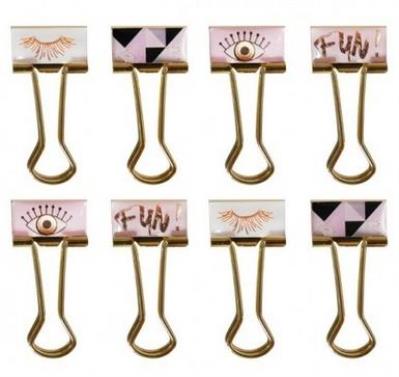 Opakowanie Klipsy do papieru Oko 8 sztuk