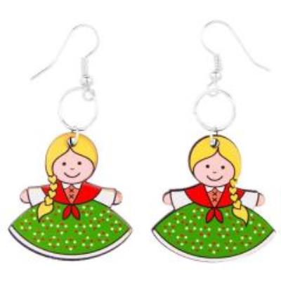 Opakowanie Kolczyki drewniane - Góralki FOLKSTAR