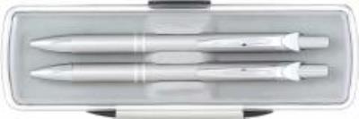 Opakowanie Komplet długopis + ołówek Lux srebrny PENMATE