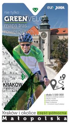 KRAKÓW i okolice- cz. północna - trasy rowerowe. Autor: Euro pilot. SmakLiter.pl Okładka książki KRAKÓW i okolice- cz. północna - trasy rowerowe