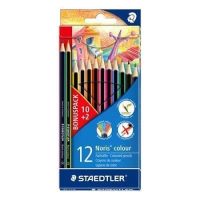 Opakowanie Kredki Noris colour, Wopex 12kol (10+2gratis), Staedtler