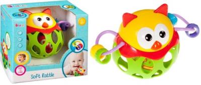 Opakowanie Kula gumowa z grzechotką sowa BAM BAM