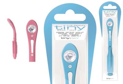 Okładka książki Lampka do książki różowa