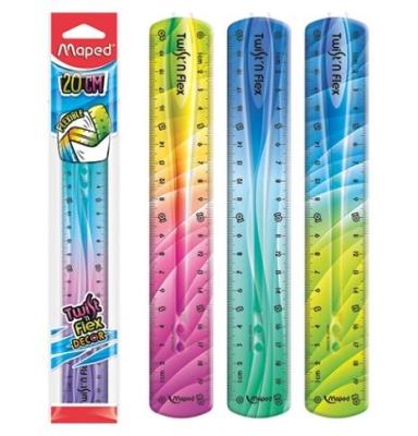 Opakowanie Linijka Twis't Flex decor niełamliwa 20cm MAPED