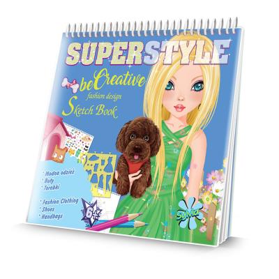 Okładka książki Malowanka kreatywna modna odzież, buty, torebki. Sylvia