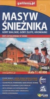 Okładka książki Mapa turystyczna - Masyw Śnieżnnika 1:40 000