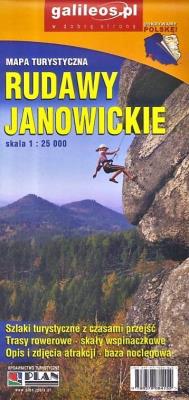 Okładka książki Mapa turystyczna - Rudawy Janowickie 1:25 000