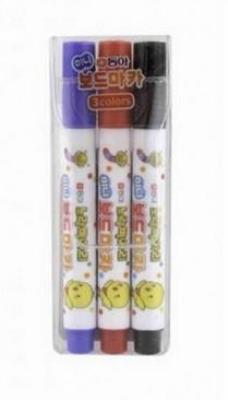 Opakowanie Marker suchościeralny mini 3 kolory DONG-A
