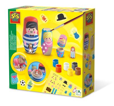 Opakowanie Matrioszki malowanie laleczek