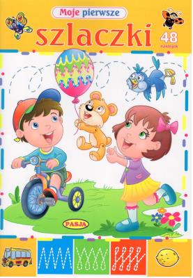 Moje pierwsze szlaczki PASJA. Autor: Ernest Błędowski. SmakLiter.pl Okładka książki Moje pierwsze szlaczki PASJA