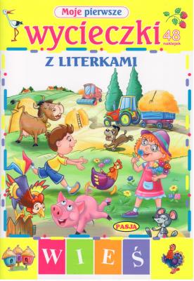 Moje pierwsze wycieczki z literkami PASJA. Autor: Ernest Błędowski. SmakLiter.pl Okładka książki Moje pierwsze wycieczki z literkami PASJA