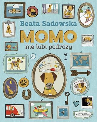 Momo nie lubi podróży. Autor: Sadowska Beata. SmakLiter.pl Okładka książki Momo nie lubi podróży
