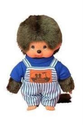Opakowanie Monchhichi Chłopiec w niebieskich ogrodniczkach