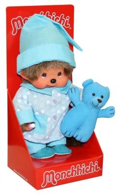 Opakowanie Monchhichi Chlopiec w pizamie 20 cm