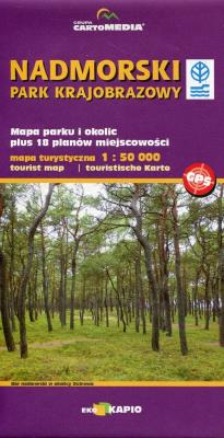 Opakowanie Nadmorski Park Krajobrazowy mapa turystyczna 1:50 000