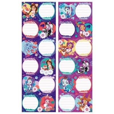 Opakowanie Naklejki na zeszyt Enchantimals (25szt)