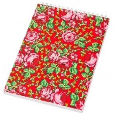 Opakowanie Notes FOLK na spirali- format A5-góralski czerwony