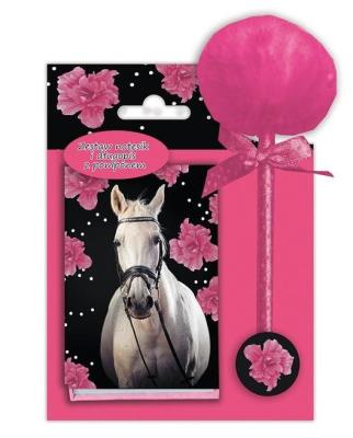 Opakowanie Notes i długopis z pomponem 18-3702HR