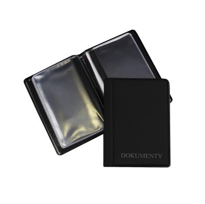 Opakowanie Okładka na dokumenty mini - czarna OD-032