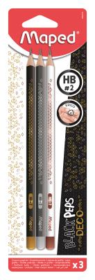 Opakowanie Ołówek Blackpeps HB bls 3szt MAPED