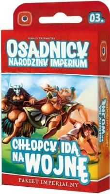 Osadnicy Narodziny Imperium Chłopcy idą na wojnę. Wydawca: Portal Games. SmakLiter.pl Opakowanie Osadnicy Narodziny Imperium Chłopcy idą na wojnę