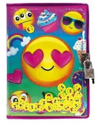 Pamiętnik zamykany A5 emotikonki. Wydawca: Starpak. SmakLiter.pl Opakowanie Pamiętnik zamykany A5 emotikonki