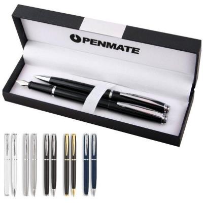 Opakowanie Penmate komplet długopis+pióro wieczne Virtuo złote TT7646