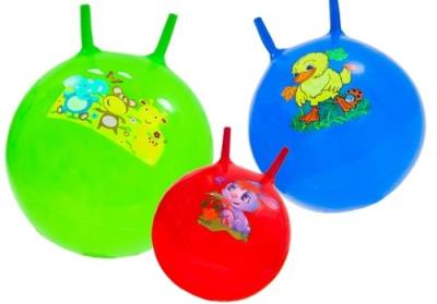 Opakowanie Piłka gumowa Skoczek z rączkami