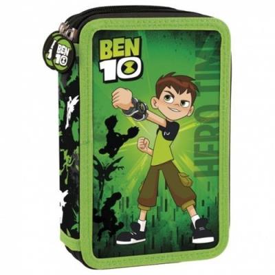 Opakowanie Piórnik trójkomorowy z wyposażeniem Ben 10