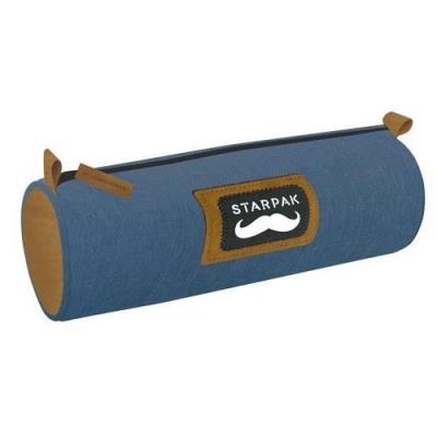 Piórnik tuba blue. Wydawca: Starpak. SmakLiter.pl Opakowanie Piórnik tuba blue