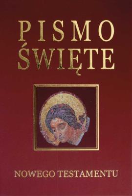 Pismo Święte Nowego Testamentu. Autor: ks. bp. Romaniuk Kazimierz. SmakLiter.pl Okładka książki Pismo Święte Nowego Testamentu