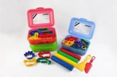 Opakowanie Plastolinka klik-pojemnik 4 małe wałki+akcesoria