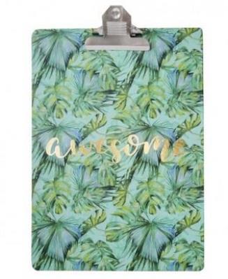 Opakowanie Podkładka A4 z klipsem Liście Awesome