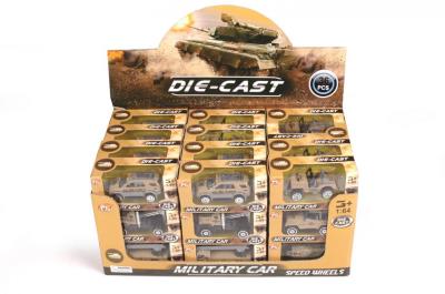 Opakowanie Pojazdy wojskowe 1:64 metalowe, różne rodzaje