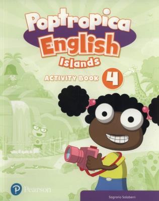 Poptropica English Islands 4 Activity Book. Autor: Sagrario Salaberri. SmakLiter.pl Okładka książki Poptropica English Islands 4 Activity Book