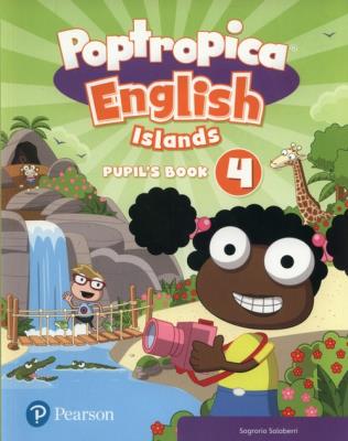 Poptropica English Islands 4 Pupil's Book. Autor: Sagrario Salaberri. SmakLiter.pl Okładka książki Poptropica English Islands 4 Pupil's Book