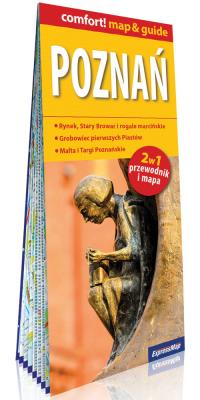 Opakowanie Poznań laminowany map&guide 2w1 przewodnik i mapa