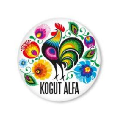 Opakowanie Przypinka mała - Kogut Alfa 37 mm FOLKSTAR
