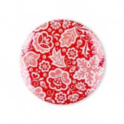 Opakowanie Przypinka mała - kujawska czerwona 37 mm FOLKSTAR