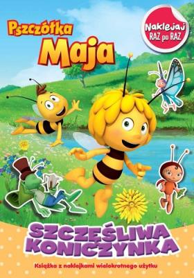 Okładka książki Pszczółka Maja.Szczęśliwa Konieczynka - Naklejka raz po raz