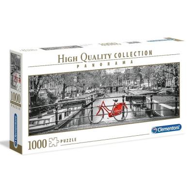 Okładka książki Puzzle 1000 Panorama Amsterdam Bicycle